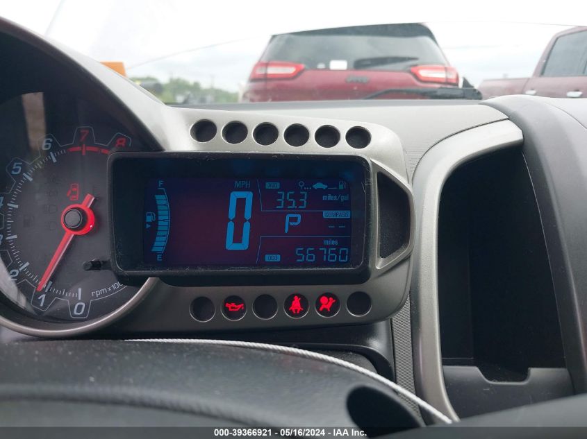 2015 Chevrolet Sonic Lt Auto VIN: 1G1JC5SG1F4203525 Lot: 39366921