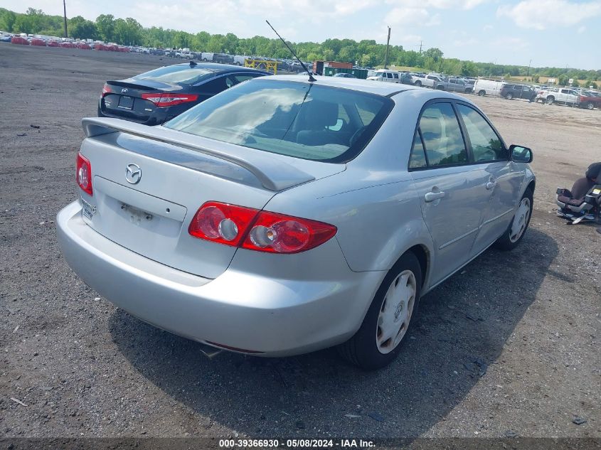 2005 Mazda Mazda6 I Base VIN: 1YVFP80C055M62867 Lot: 39366930