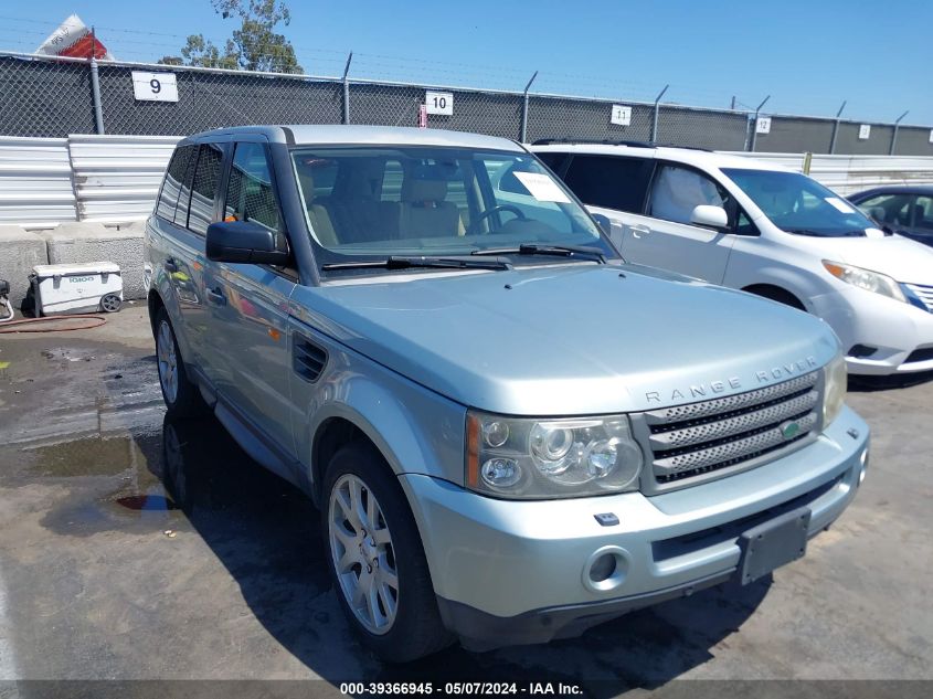 2008 Land Rover Range Rover Sport Hse VIN: SALSK25448A139587 Lot: 39366945