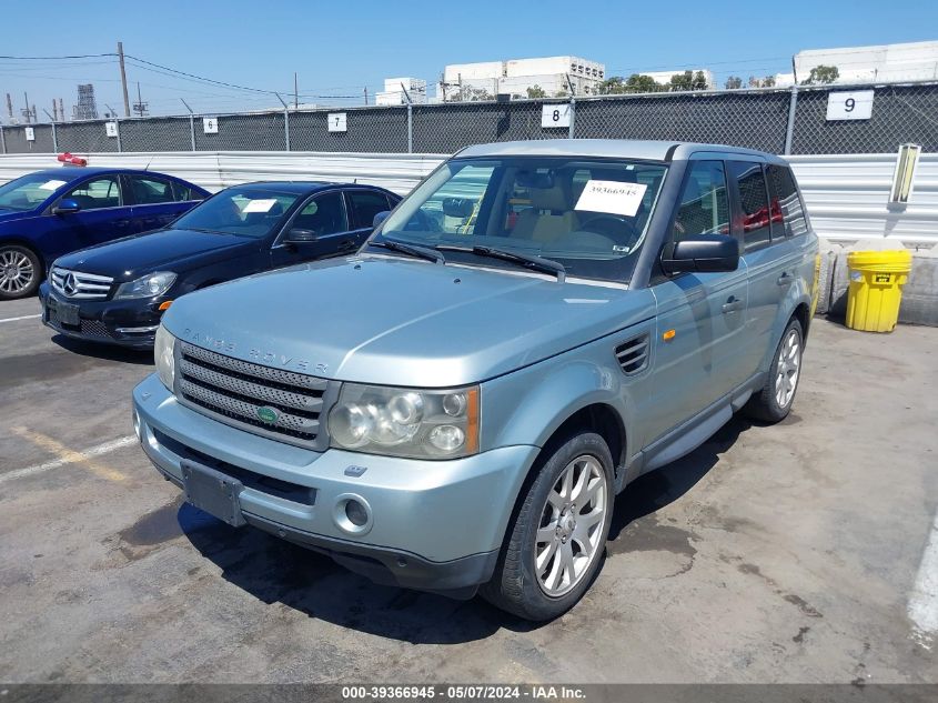 2008 Land Rover Range Rover Sport Hse VIN: SALSK25448A139587 Lot: 39366945