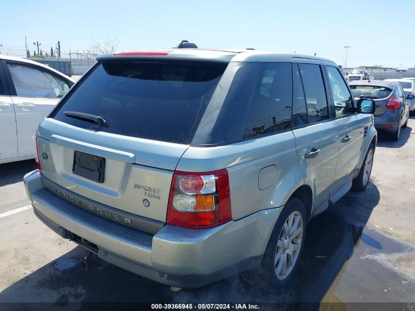 2008 Land Rover Range Rover Sport Hse VIN: SALSK25448A139587 Lot: 39366945