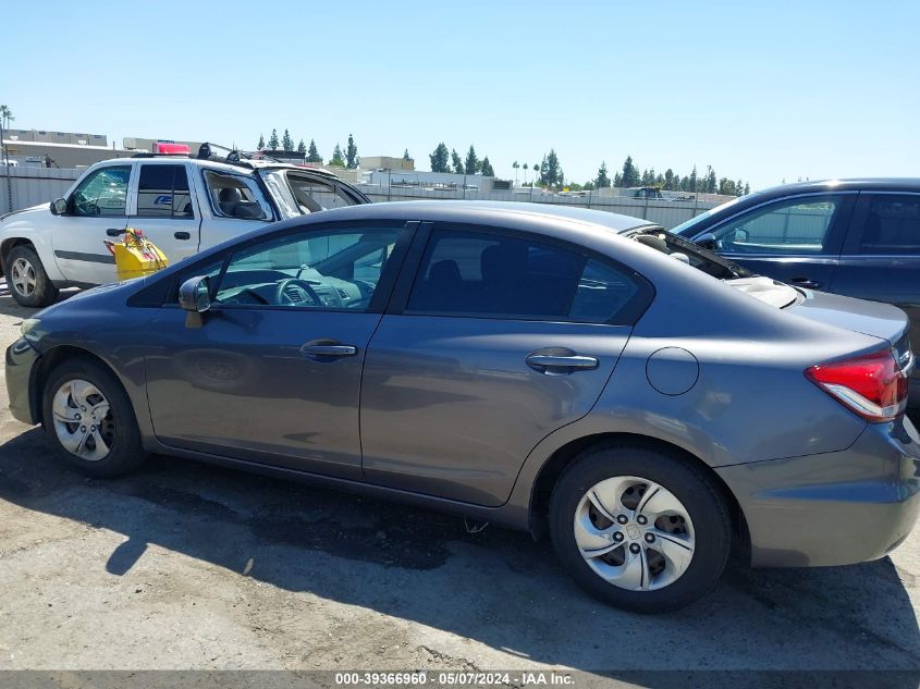 2014 Honda Civic Lx VIN: 19XFB2F51EE247433 Lot: 39366960