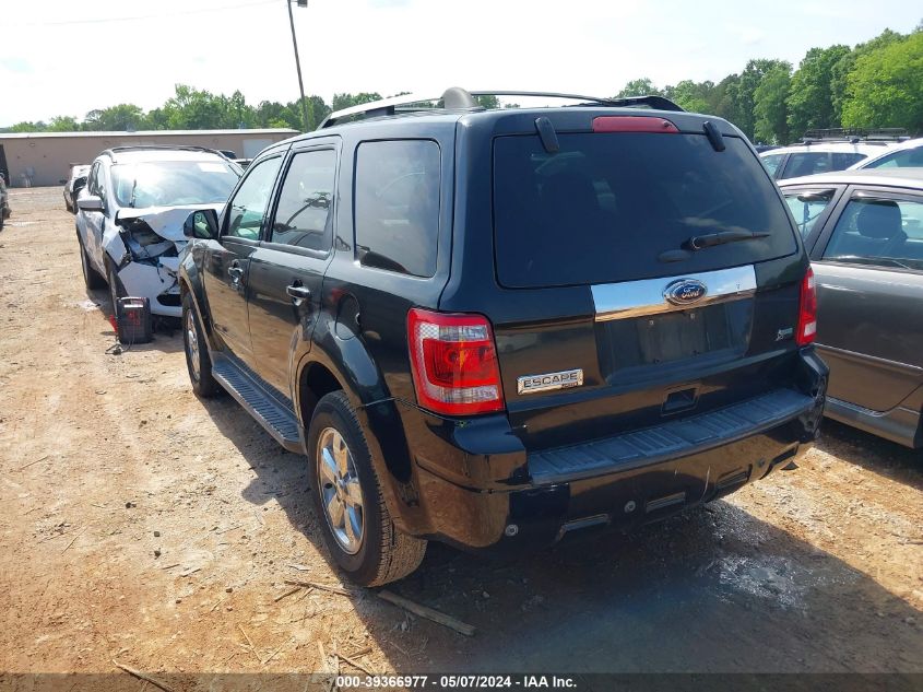 2012 Ford Escape Limited VIN: 1FMCU0EGXCKA71377 Lot: 39366977