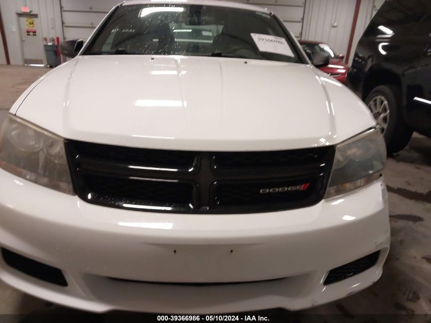 2014 Dodge Avenger Se VIN: 1C3CDZAG0EN147032 Lot: 39366986