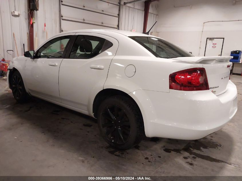 2014 Dodge Avenger Se VIN: 1C3CDZAG0EN147032 Lot: 39366986