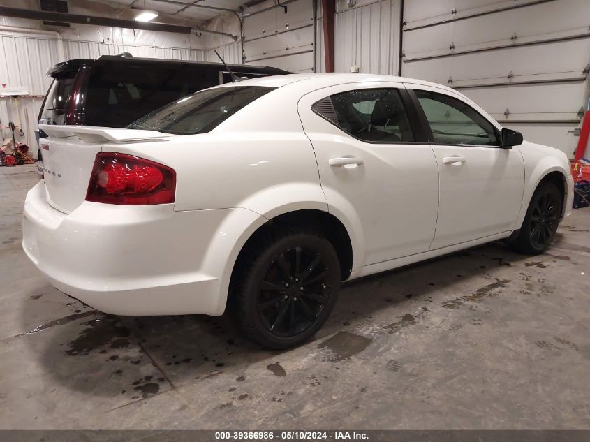 2014 Dodge Avenger Se VIN: 1C3CDZAG0EN147032 Lot: 39366986