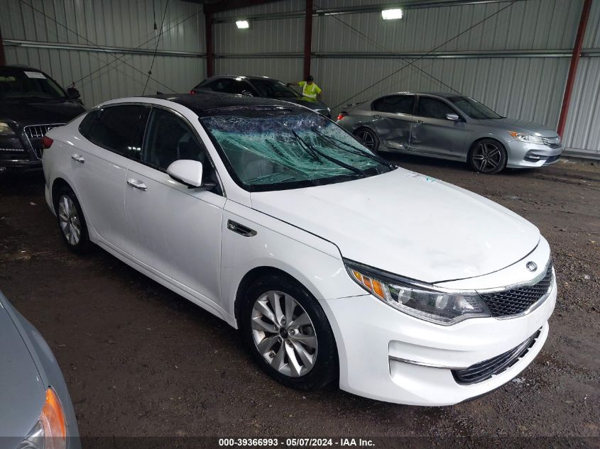 2016 Kia Optima Ex VIN: 5XXGU4L37GG089638 Lot: 39366993