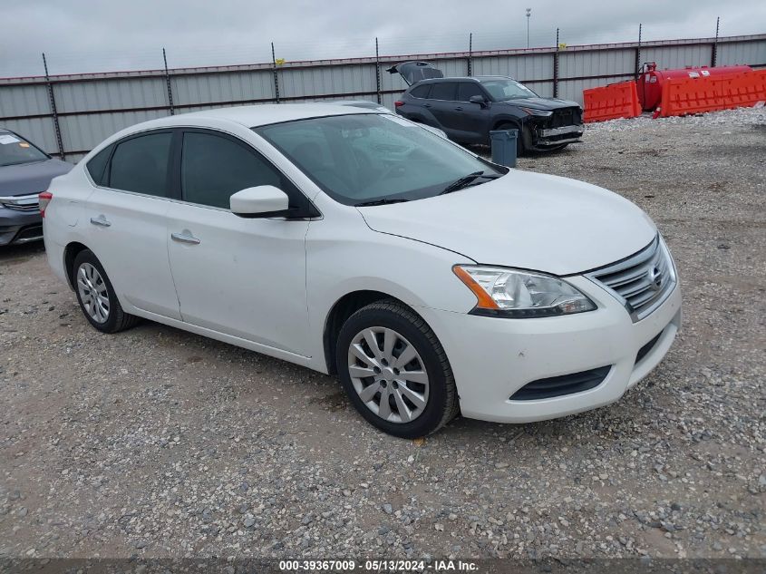 2013 Nissan Sentra Sv VIN: 3N1AB7AP8DL655277 Lot: 39367009