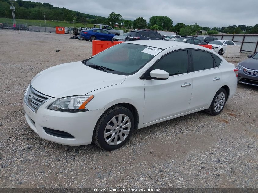 2013 Nissan Sentra Sv VIN: 3N1AB7AP8DL655277 Lot: 39367009