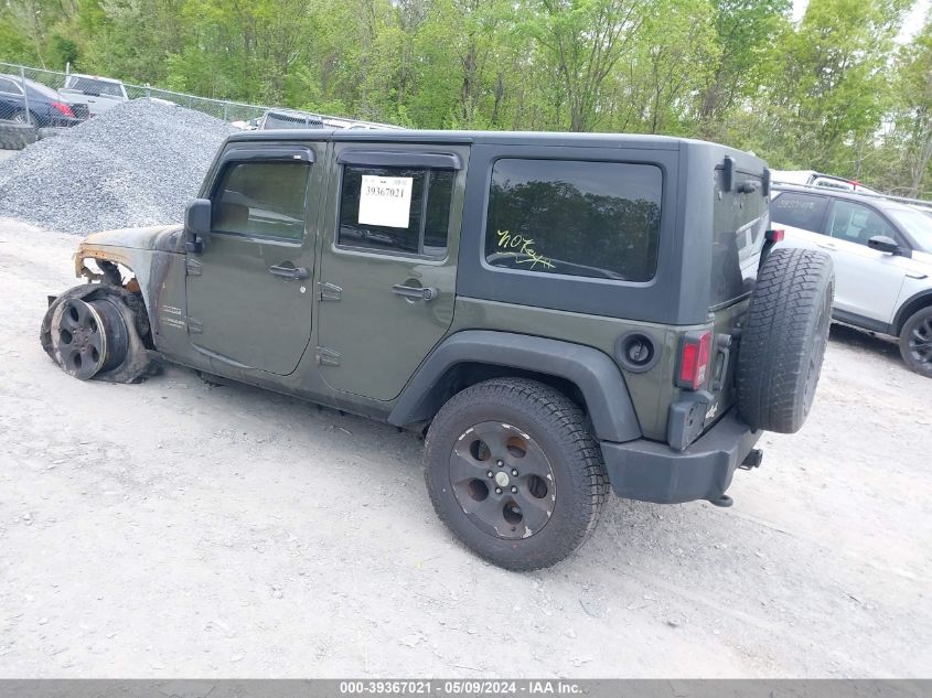 2016 Jeep Wrangler Unlimited Sport VIN: 1C4HJWDG9GL116476 Lot: 39367021