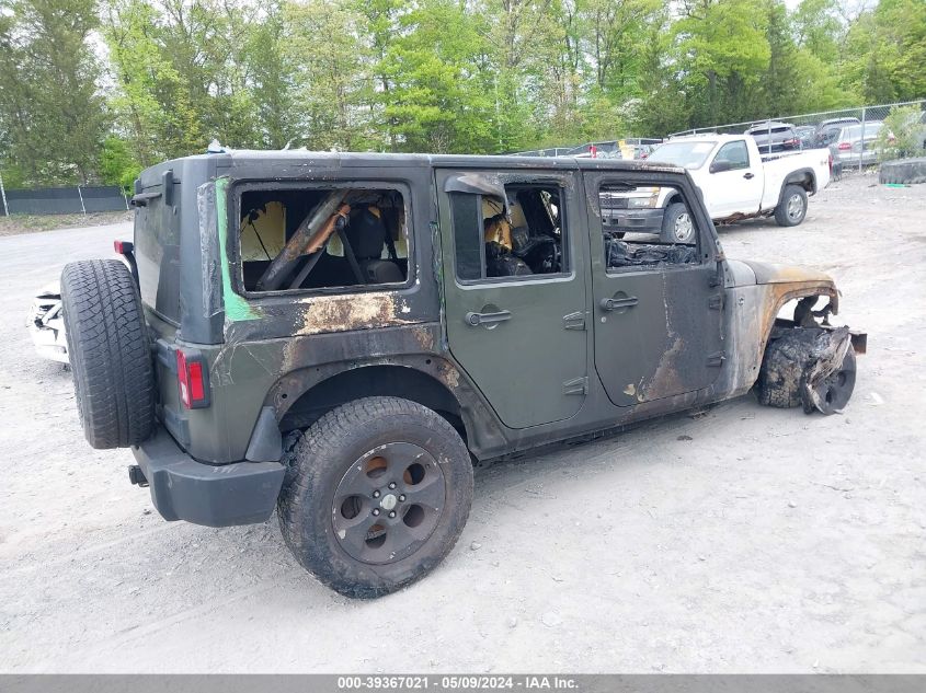 2016 Jeep Wrangler Unlimited Sport VIN: 1C4HJWDG9GL116476 Lot: 39367021