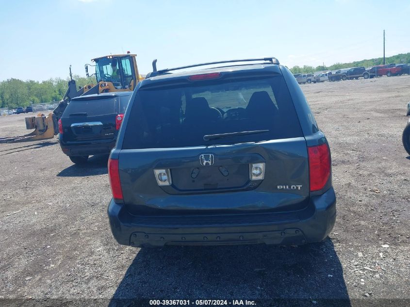 2005 Honda Pilot Ex-L VIN: 5FNYF18545B005122 Lot: 39367031