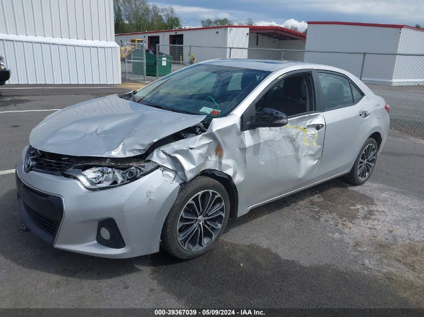 2015 Toyota Corolla S Plus VIN: 2T1BURHE5FC327753 Lot: 39367039