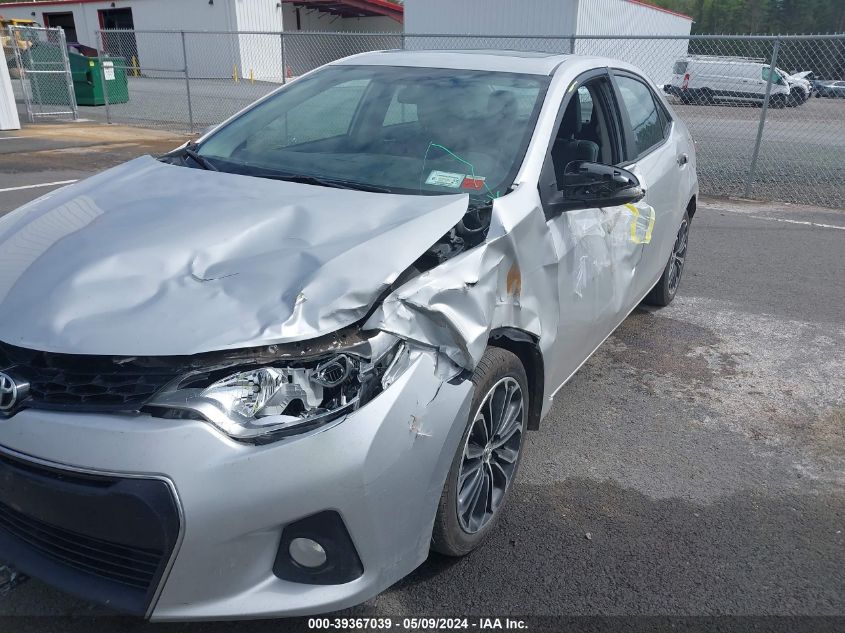 2015 Toyota Corolla S Plus VIN: 2T1BURHE5FC327753 Lot: 39367039