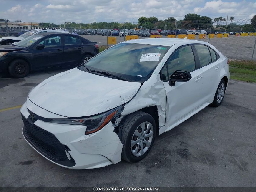 2020 Toyota Corolla Le VIN: JTDEPRAE3LJ085284 Lot: 39367046