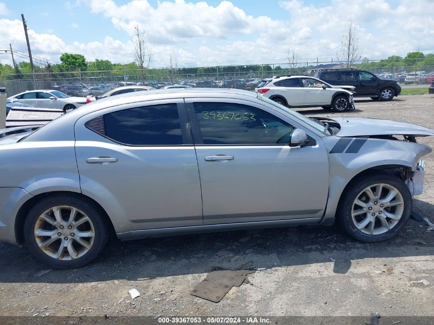 2013 Dodge Avenger R/T VIN: 1C3CDZBG4DN655694 Lot: 39367053