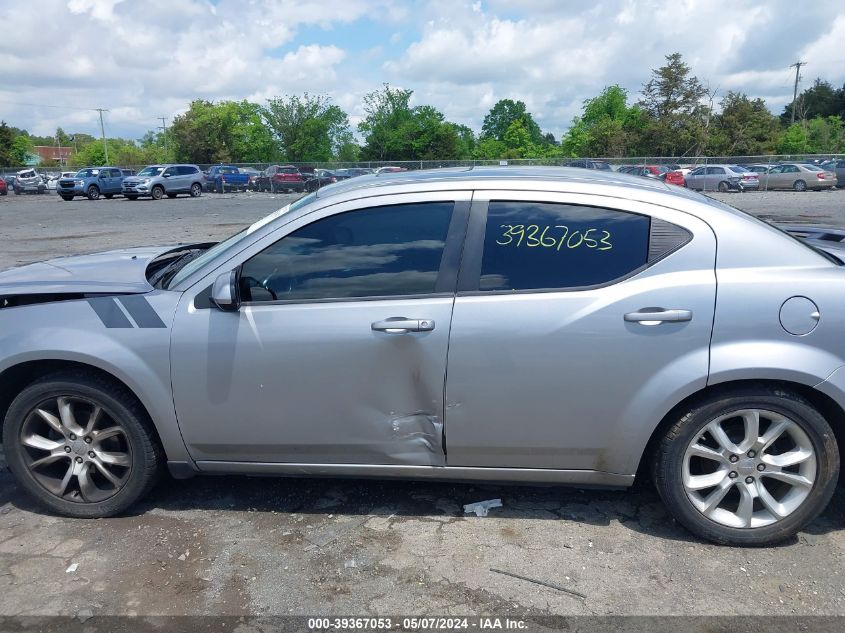 2013 Dodge Avenger R/T VIN: 1C3CDZBG4DN655694 Lot: 39367053