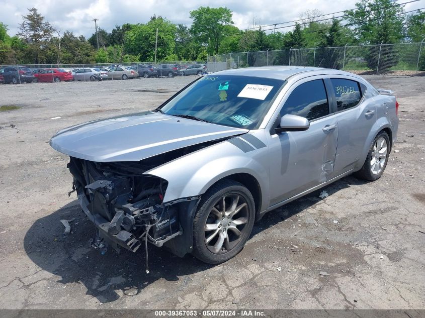 2013 Dodge Avenger R/T VIN: 1C3CDZBG4DN655694 Lot: 39367053