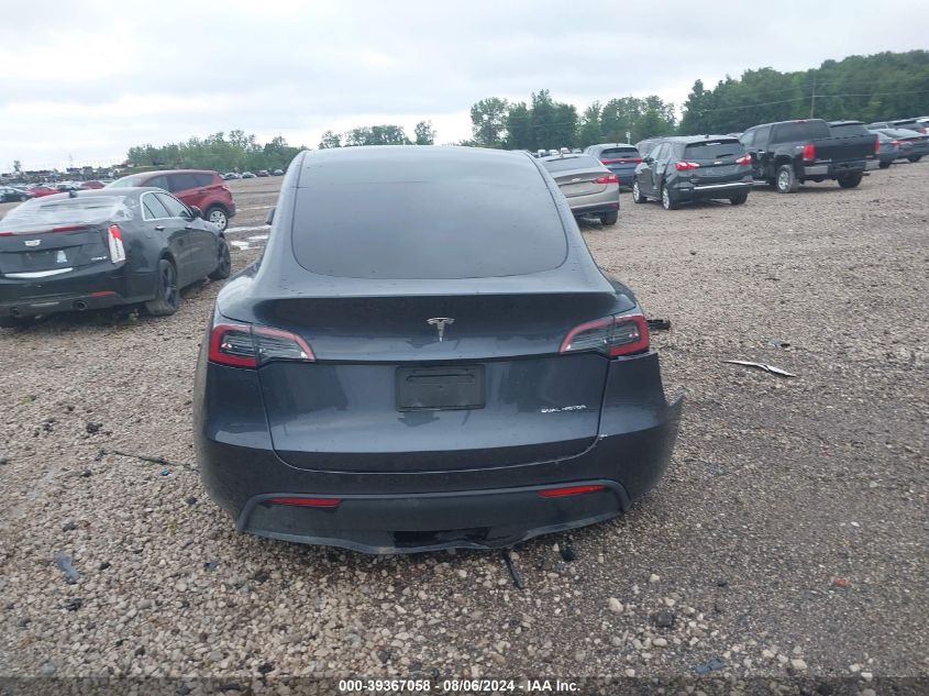 2024 Tesla Model Y Long Range Dual Motor All-Wheel Drive VIN: 7SAYGDEE1RA228680 Lot: 39367058