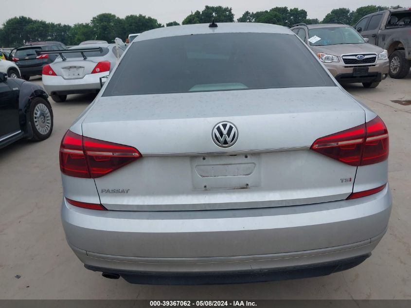 2017 VOLKSWAGEN PASSAT 1.8T R-LINE - 1VWDT7A3XHC017700