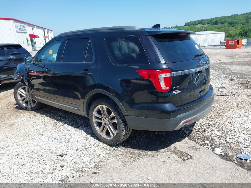 2016 Ford Explorer Xlt VIN: 1FM5K7D89GGB91665 Lot: 39367074