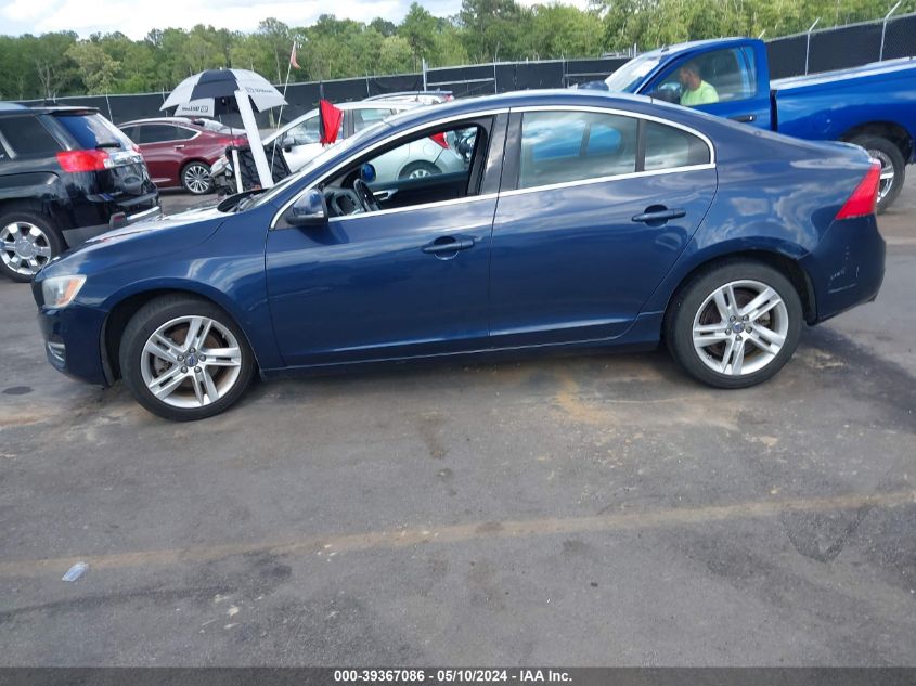 2015 Volvo S60 T5 Premier VIN: YV126MFK6F1348647 Lot: 39367086