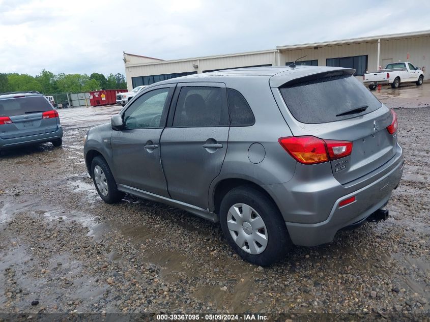 2011 Mitsubishi Outlander Sport Es VIN: JA4AP3AU3BZ016480 Lot: 39367095