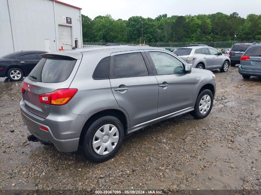 2011 Mitsubishi Outlander Sport Es VIN: JA4AP3AU3BZ016480 Lot: 39367095