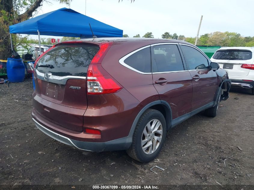 2015 Honda Cr-V Ex VIN: 2HKRM4H55FH627873 Lot: 39367099