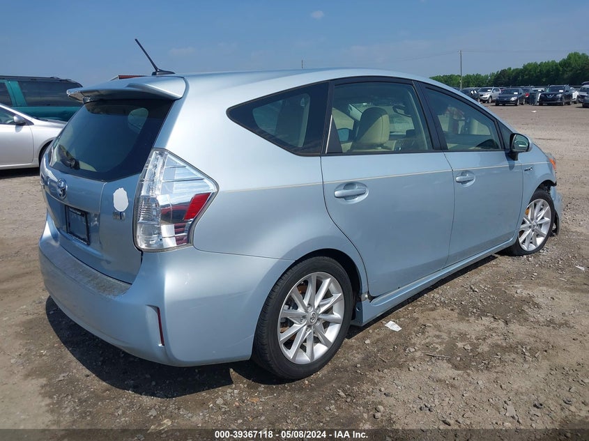 2013 Toyota Prius V Five VIN: JTDZN3EU4D3260542 Lot: 39367118