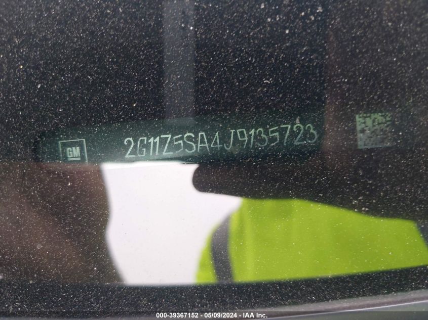2018 Chevrolet Impala Ls VIN: 2G11Z5SA4J9135723 Lot: 39367152
