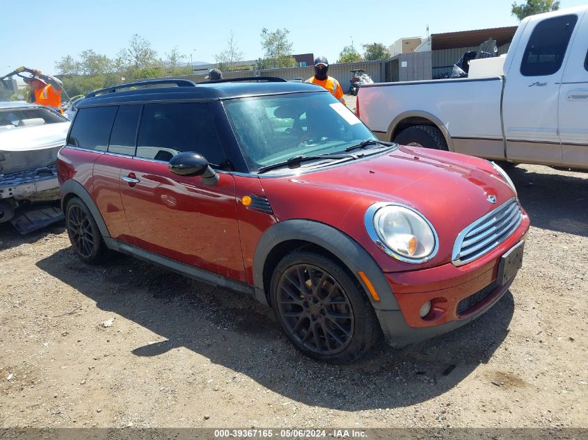 2010 Mini Cooper Clubman VIN: WMWML3C53ATX51253 Lot: 39367165