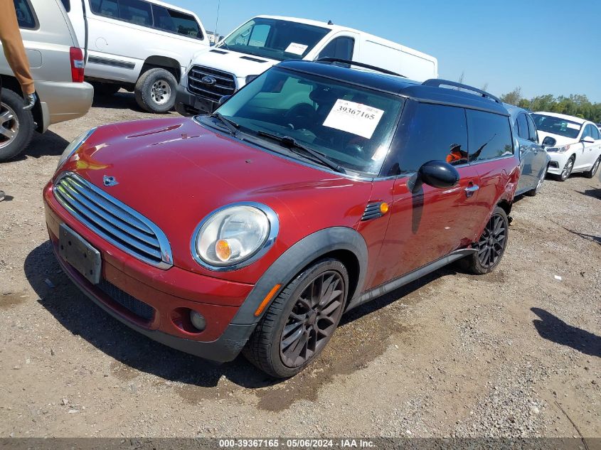 2010 Mini Cooper Clubman VIN: WMWML3C53ATX51253 Lot: 39367165