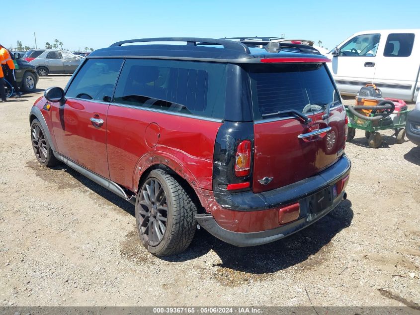 2010 Mini Cooper Clubman VIN: WMWML3C53ATX51253 Lot: 39367165