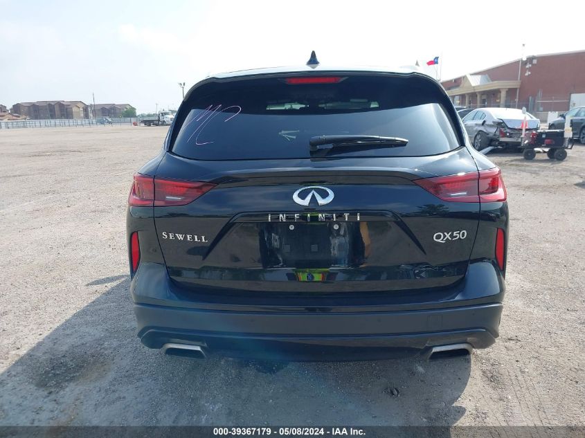 2022 Infiniti Qx50 Luxe VIN: 3PCAJ5BA9NF115743 Lot: 39367179