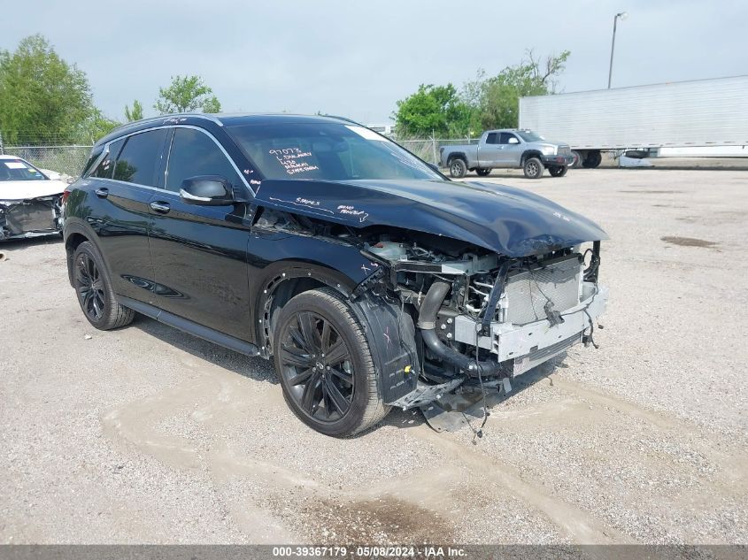 2022 Infiniti Qx50 Luxe VIN: 3PCAJ5BA9NF115743 Lot: 39367179