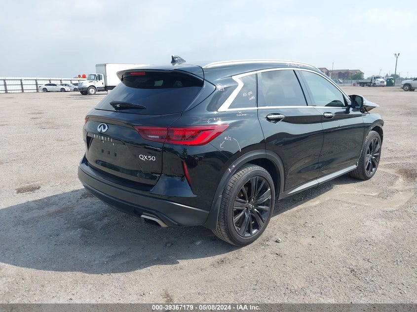 2022 Infiniti Qx50 Luxe VIN: 3PCAJ5BA9NF115743 Lot: 39367179