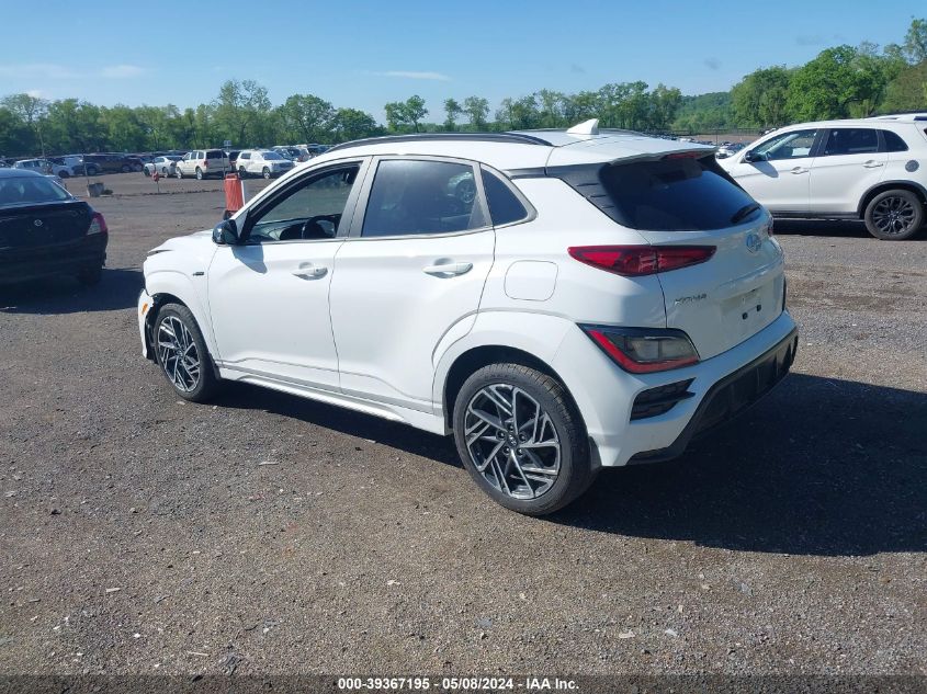 2022 Hyundai Kona N Line VIN: KM8K3CA35NU921457 Lot: 39367195