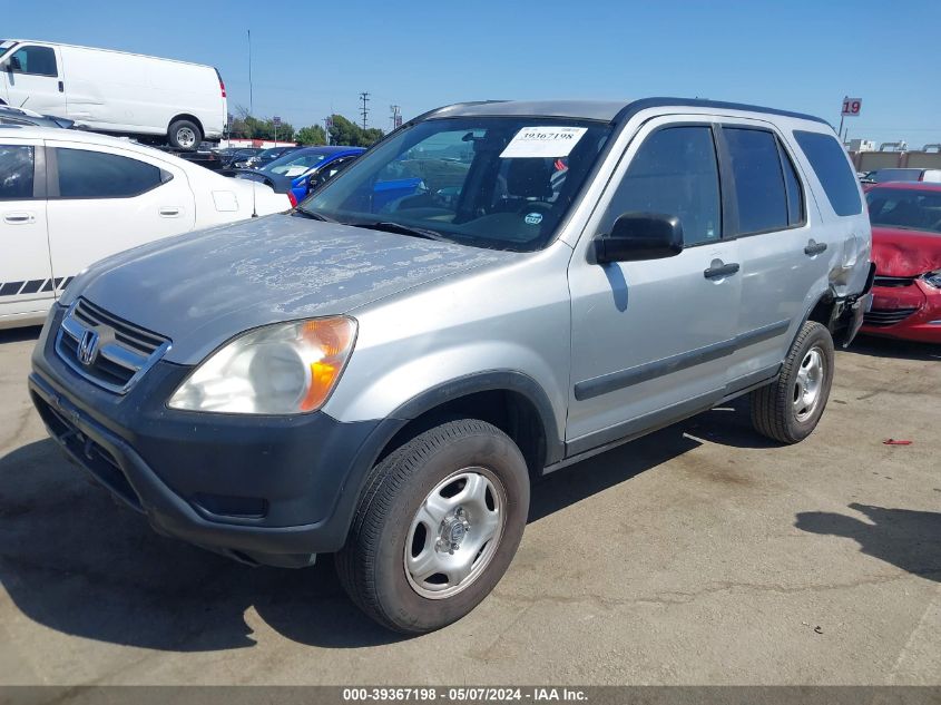 2003 Honda Cr-V Lx VIN: JHLRD68483C004275 Lot: 39367198