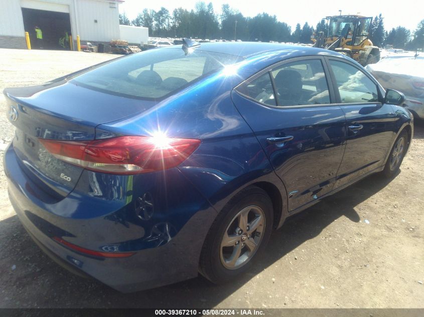 2017 HYUNDAI ELANTRA ECO - 5NPD94LA3HH060985