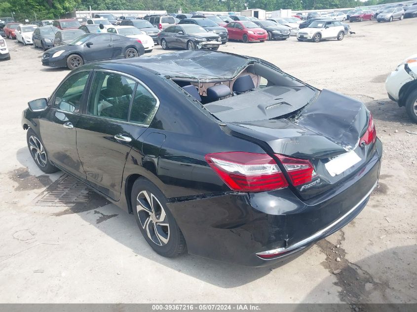 2016 Honda Accord Lx VIN: 1HGCR2F31GA184483 Lot: 39367216