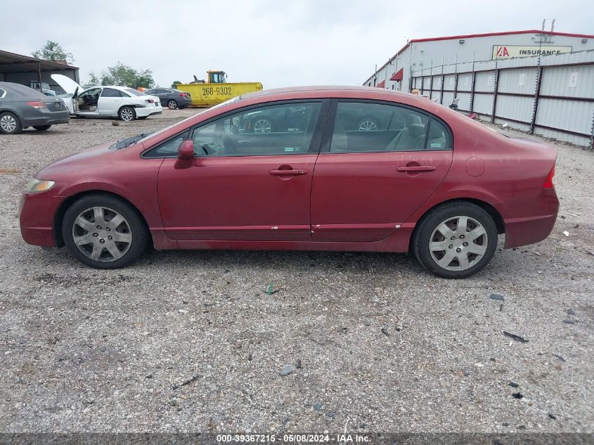 2009 Honda Civic Lx VIN: 2HGFA16529H360431 Lot: 39367215