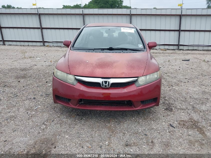 2009 Honda Civic Lx VIN: 2HGFA16529H360431 Lot: 39367215