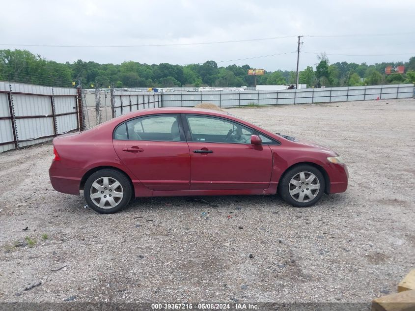 2009 Honda Civic Lx VIN: 2HGFA16529H360431 Lot: 39367215