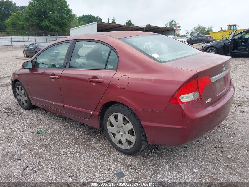 2009 Honda Civic Lx VIN: 2HGFA16529H360431 Lot: 39367215