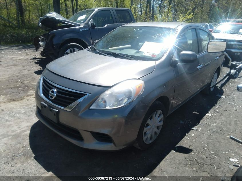 2014 Nissan Versa 1.6 Sv VIN: 3N1CN7APXEL808050 Lot: 39367219