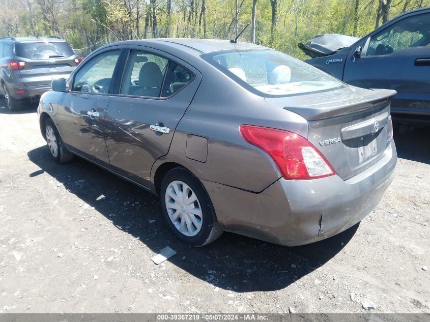 2014 Nissan Versa 1.6 Sv VIN: 3N1CN7APXEL808050 Lot: 39367219