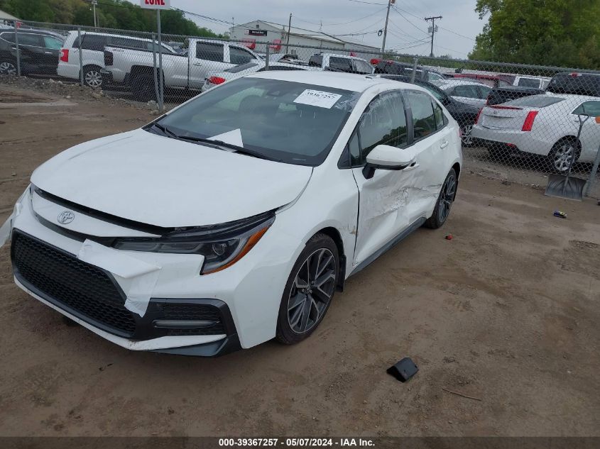 2020 Toyota Corolla Se VIN: JTDS4RCE3LJ018788 Lot: 39367257