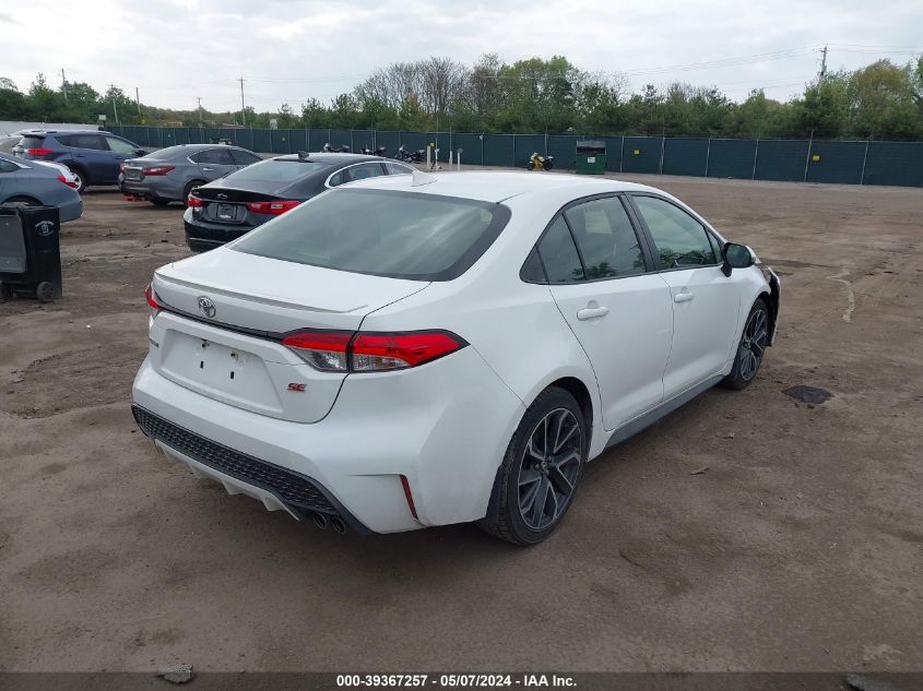 2020 Toyota Corolla Se VIN: JTDS4RCE3LJ018788 Lot: 39367257