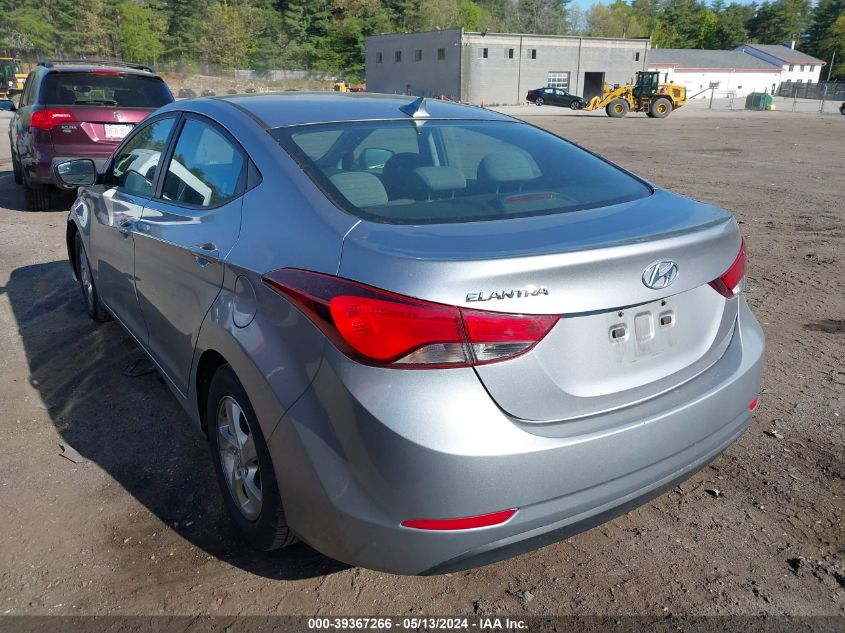 2015 Hyundai Elantra Se VIN: 5NPDH4AE8FH560792 Lot: 39367266